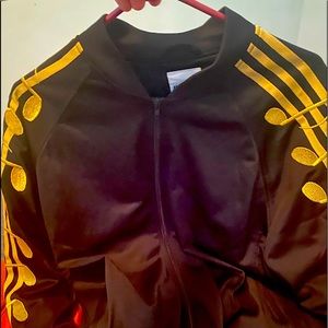 Jeremy Scott x Adidas music note track suit